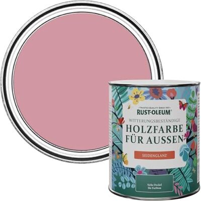 Rust-Oleum Holzfarbe Für Aussen, Wetterschutz, Seidenglanz, 750 ml, Altrosa Rust-Oleum Holzfarbe Für Aussen, Wetterschutz, Seidenglanz, 750 ml, Altrosa