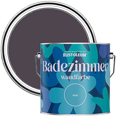 Rust-Oleum lila feuchtigkeitsresistente Badezimmerwandfarbe Matt Finish Traubensaft 2,5 litres Rust-Oleum lila feuchtigkeitsresistente Badezimmerwandfarbe Matt Finish Traubensaft 2,5 litres