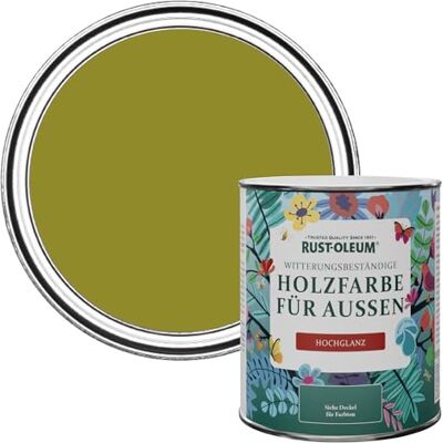 Rust-Oleum Gartenfarbe, schimmelresistent, hochglanz, 750 ml, Olive Rust-Oleum Gartenfarbe, schimmelresistent, hochglanz, 750 ml, Olive