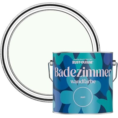 Rust-Oleum weiß feuchtigkeitsresistente Badezimmerwandfarbe Matt Finish Ruhiges Weiß 2,5 litres Rust-Oleum weiß feuchtigkeitsresistente Badezimmerwandfarbe Matt Finish Ruhiges Weiß 2,5 litres