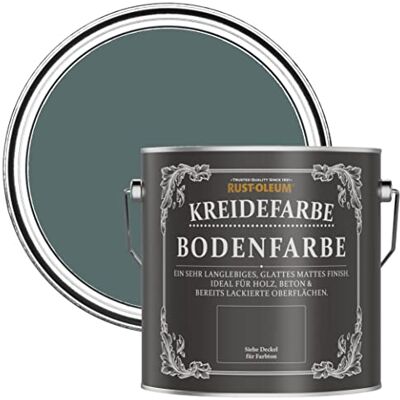 Rust-Oleum dunkelgrün strapazierfähige, kratzfeste Bodenfarbe für Holz und Beton Tiefsee 2,5 Litres Rust-Oleum dunkelgrün strapazierfähige, kratzfeste Bodenfarbe für Holz und Beton Tiefsee 2,5 Litres