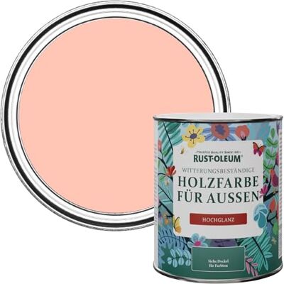 Rust-Oleum Holzfarbe Für Aussen, Wetterschutz, hochglanz, 750 ml, Seestern Rust-Oleum Holzfarbe Für Aussen, Wetterschutz, hochglanz, 750 ml, Seestern
