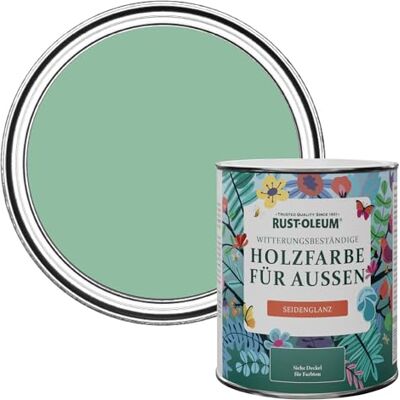 Rust-Oleum Holzfarbe Für Aussen, Wetterschutz, Seidenglanz, 750 ml, Wanderlust Rust-Oleum Holzfarbe Für Aussen, Wetterschutz, Seidenglanz, 750 ml, Wanderlust