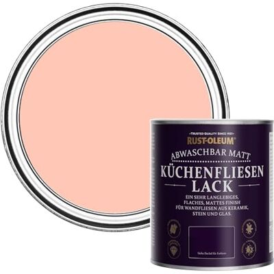 Rust-Oleum abwaschbare Küchenschrankfarbe in rosa mit Matt Finish Seestern 750ML Rust-Oleum abwaschbare Küchenschrankfarbe in rosa mit Matt Finish Seestern 750ML