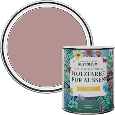 Rust-Oleum Holzfarbe Für Aussen, Wetterschutz, Matt, 750 ml, Herzenssache Rust-Oleum Holzfarbe Für Aussen, Wetterschutz, Matt, 750 ml, Herzenssache
