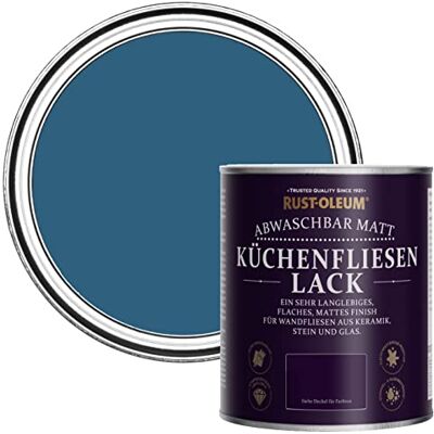 Rust-Oleum abwaschbare Küchenfliesenlack in blau mit Matt Finish Kobalt 750ML Rust-Oleum abwaschbare Küchenfliesenlack in blau mit Matt Finish Kobalt 750ML