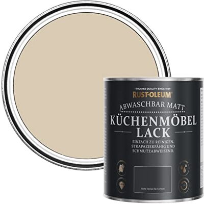 Rust-Oleum abwaschbare Küchenschrankfarbe in hellbraun mit Matt Finish Warmer Ton 750ML Rust-Oleum abwaschbare Küchenschrankfarbe in hellbraun mit Matt Finish Warmer Ton 750ML