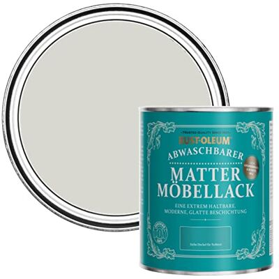 Rust-Oleum grau Möbelfarbe mit Matt-Finish, geruchsarm und wasserbasiert für Innenholz Birke 750ML Rust-Oleum grau Möbelfarbe mit Matt-Finish, geruchsarm und wasserbasiert für Innenholz Birke 750ML