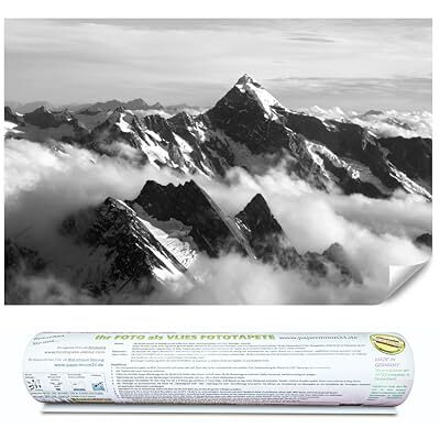 papermoon ® Vlies Fototapete inkl. Kleister Moderne XXL Wandtapete mit brillantem Farbdruck – Leichte & saubere Verarbeitung – Für Wohnzimmer, Schlafzimmer, Büro & Flur – Made in Germany papermoon ® Vlies Fototapete inkl. Kleister Moderne XXL Wandtapete mit brillantem Farbdruck – Leichte & saubere Verarbeitung – Für Wohnzimmer, Schlafzimmer, Büro & Flur – Made in Germany