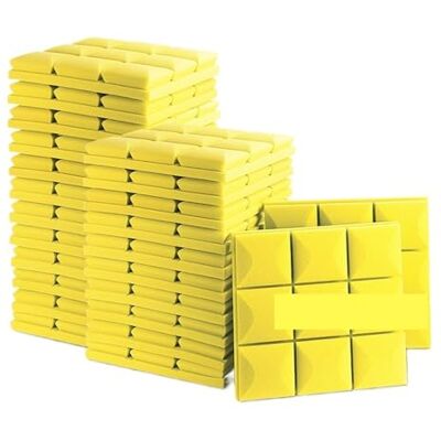 ZythrXLate akustikpaneele 24 Pcs Sound Absorbing Panel Acoustic Soundproofing Foam KTV Wall Panels Absorcion for Door für Wand,Decke,Tür(MGT-Yellow,Medium Density) ZythrXLate akustikpaneele 24 Pcs Sound Absorbing Panel Acoustic Soundproofing Foam KTV Wall Panels Absorcion for Door für Wand,Decke,Tür(MGT-Yellow,Medium Density)