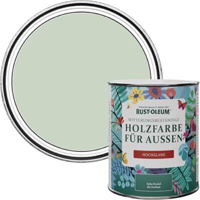 Rust-Oleum Gartenfarbe, schimmelresistent, hochglanz, 750 ml, Lorbeer Grün Rust-Oleum Gartenfarbe, schimmelresistent, hochglanz, 750 ml, Lorbeer Grün