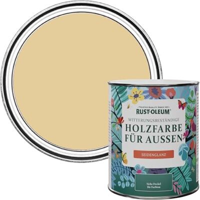 Rust-Oleum Holzfarbe Für Aussen, Wetterschutz, Seidenglanz, 750 ml, Sandsturm Rust-Oleum Holzfarbe Für Aussen, Wetterschutz, Seidenglanz, 750 ml, Sandsturm