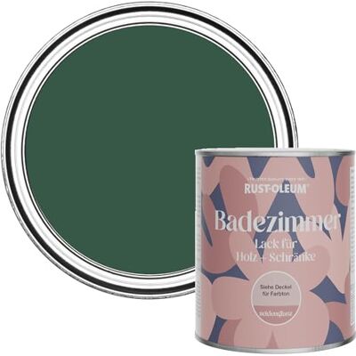 Rust-Oleum Green Moisture Resistant Bathroom Wood and Cabinet Paint in Satin Finish THE PINEWOODS 750ml Rust-Oleum Green Moisture Resistant Bathroom Wood and Cabinet Paint in Satin Finish THE PINEWOODS 750ml