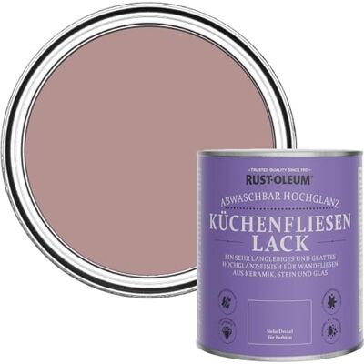 Rust-Oleum abwaschbare Küchenfliesenlack in rosa mit Hochglanz Finish Herzenssache 750ML Rust-Oleum abwaschbare Küchenfliesenlack in rosa mit Hochglanz Finish Herzenssache 750ML