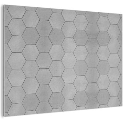 MuchoWow © Akustikbilder 120x90 cm Wall Art Decoration Bilder für die Wand Akustikfilz Deko Schallpaneel Wohnzimmer Akustik Schalldämmung Bild Fliesen Grau Strukturen Muster MuchoWow © Akustikbilder 120x90 cm Wall Art Decoration Bilder für die Wand Akustikfilz Deko Schallpaneel Wohnzimmer Akustik Schalldämmung Bild Fliesen Grau Strukturen Muster
