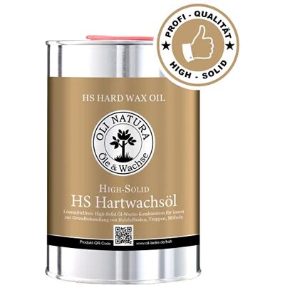 OLI NATURA Öle & Wachse OLI NATURA HS Hartwachsöl Holzöl für beanspruchte Oberflächen 1L Lebensmittelechtes Holzwachs für Holzböden, Treppen, Möbel, Tische & Spielzeuge nur 1 Auftrag lösemittelfrei, LFGB, Ö10+ OLI NATURA Öle & Wachse OLI NATURA HS Hartwachsöl Holzöl für beanspruchte Oberflächen 1L Lebensmittelechtes Holzwachs für Holzböden, Treppen, Möbel, Tische & Spielzeuge nur 1 Auftrag lösemittelfrei, LFGB, Ö10+