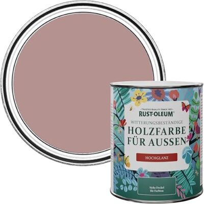 Rust-Oleum Holzfarbe Für Aussen, Wetterschutz, hochglanz, 750 ml, Herzenssache Rust-Oleum Holzfarbe Für Aussen, Wetterschutz, hochglanz, 750 ml, Herzenssache