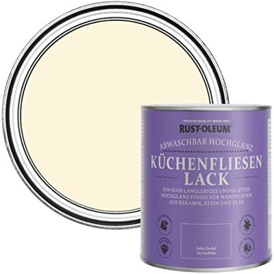 Rust-Oleum Beige Wasserabweisende Küchenfliesenfarbe - Wasserabweisend, Glänzende Oberfläche, 750ml Rust-Oleum Beige Wasserabweisende Küchenfliesenfarbe - Wasserabweisend, Glänzende Oberfläche, 750ml