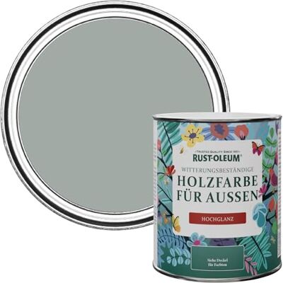 Rust-Oleum Gartenfarbe, schimmelresistent, hochglanz, 750 ml, Urban Grau Rust-Oleum Gartenfarbe, schimmelresistent, hochglanz, 750 ml, Urban Grau