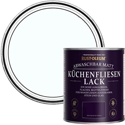 Rust-Oleum abwaschbare Küchenfliesenlack in blau mit Matt Finish Eiskappe 750ML Rust-Oleum abwaschbare Küchenfliesenlack in blau mit Matt Finish Eiskappe 750ML