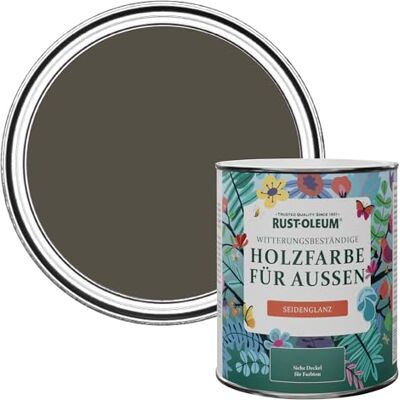 Rust-Oleum Holzfarbe Für Aussen, Wetterschutz, Seidenglanz, 750 ml, Erdbraun Rust-Oleum Holzfarbe Für Aussen, Wetterschutz, Seidenglanz, 750 ml, Erdbraun