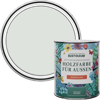 Rust-Oleum Holzfarbe Für Aussen, Wetterschutz, Seidenglanz, 750 ml, Bibliothek Grau Rust-Oleum Holzfarbe Für Aussen, Wetterschutz, Seidenglanz, 750 ml, Bibliothek Grau