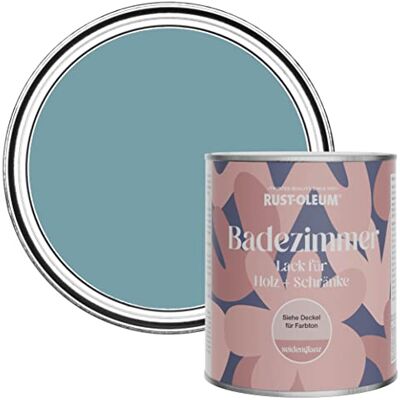 Rust-Oleum Blue Moisture Resistant Bathroom Wood and Cabinet Paint in Satin Finish Pacific State 750ml Rust-Oleum Blue Moisture Resistant Bathroom Wood and Cabinet Paint in Satin Finish Pacific State 750ml