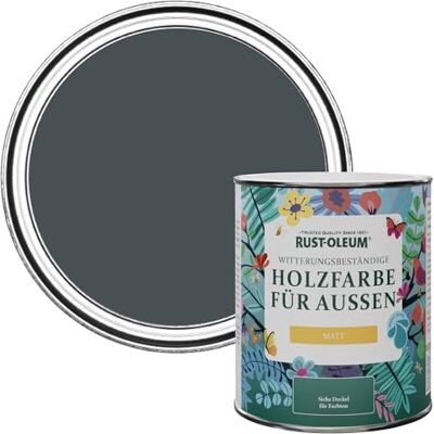 Rust-Oleum Graue Schimmelresistente Gartemalfarbe - Anthrazit - 750ml Rust-Oleum Graue Schimmelresistente Gartemalfarbe - Anthrazit - 750ml