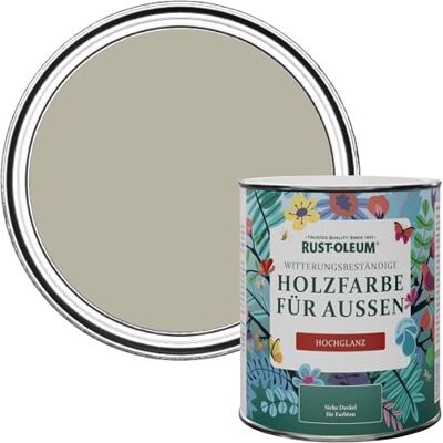 Rust-Oleum Gartenfarbe, schimmelresistent, hochglanz, 750 ml, Treibholz Rust-Oleum Gartenfarbe, schimmelresistent, hochglanz, 750 ml, Treibholz