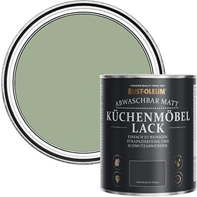 Rust-Oleum abwaschbare Küchenschrankfarbe in grün mit Matt Finish Khaki Grün 750ML Rust-Oleum abwaschbare Küchenschrankfarbe in grün mit Matt Finish Khaki Grün 750ML