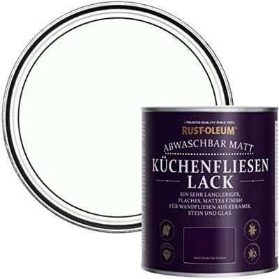 Rust-Oleum abwaschbare Küchenfliesenlack in weiß mit Matt Finish Mondstein 750ML Rust-Oleum abwaschbare Küchenfliesenlack in weiß mit Matt Finish Mondstein 750ML