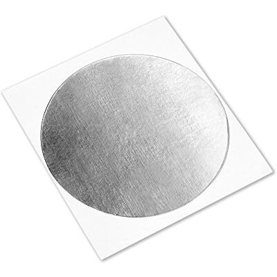 3M TapeCase 433 CIRCLE-4.000"-100 Silber Hochtemperatur-Aluminium/Silikon-Klebeband, 10,2 cm Durchmesser, Kreise, 0,0091,4 cm Dicke, 10,2 cm Länge, 10,2 cm Breite, 100 Stück 3M TapeCase 433 CIRCLE-4.000"-100 Silber Hochtemperatur-Aluminium/Silikon-Klebeband, 10,2 cm Durchmesser, Kreise, 0,0091,4 cm Dicke, 10,2 cm Länge, 10,2 cm Breite, 100 Stück