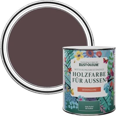 Rust-Oleum Holzfarbe Für Aussen, Wetterschutz, Seidenglanz, 750 ml, Mulberrystraße Rust-Oleum Holzfarbe Für Aussen, Wetterschutz, Seidenglanz, 750 ml, Mulberrystraße