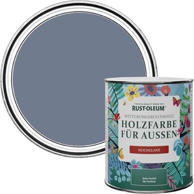 Rust-Oleum Holzfarbe Für Aussen, Wetterschutz, hochglanz, 750 ml, Hush Rust-Oleum Holzfarbe Für Aussen, Wetterschutz, hochglanz, 750 ml, Hush