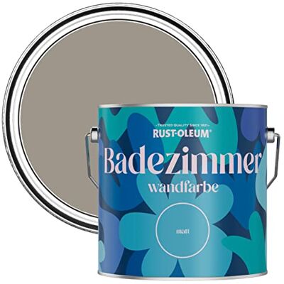 Rust-Oleum braun feuchtigkeitsresistente Badezimmerwandfarbe Matt Finish Trüffel 2,5 litres Rust-Oleum braun feuchtigkeitsresistente Badezimmerwandfarbe Matt Finish Trüffel 2,5 litres