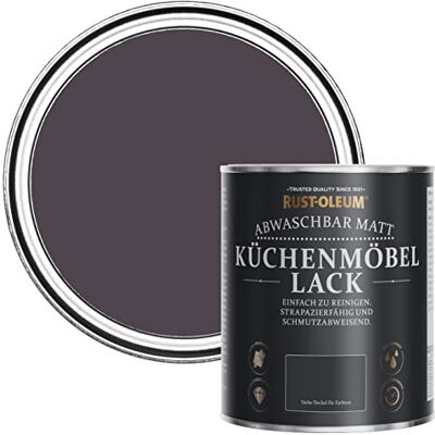 Rust-Oleum abwaschbare Küchenschrankfarbe in lila mit Matt Finish Traubensaft 750ML Rust-Oleum abwaschbare Küchenschrankfarbe in lila mit Matt Finish Traubensaft 750ML