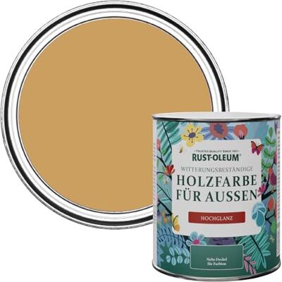 Rust-Oleum Gartenfarbe, schimmelresistent, hochglanz, 750 ml, Dijon Rust-Oleum Gartenfarbe, schimmelresistent, hochglanz, 750 ml, Dijon
