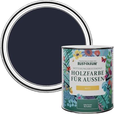 Rust-Oleum Holzfarbe Für Aussen, Wetterschutz, Matt, 750 ml, Odyssee Rust-Oleum Holzfarbe Für Aussen, Wetterschutz, Matt, 750 ml, Odyssee