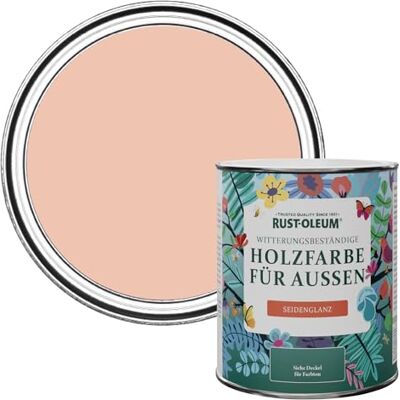 Rust-Oleum Holzfarbe Für Aussen, Wetterschutz, Seidenglanz, 750 ml, Koralle Rust-Oleum Holzfarbe Für Aussen, Wetterschutz, Seidenglanz, 750 ml, Koralle