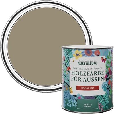 Rust-Oleum Gartenfarbe, schimmelresistent, hochglanz, 750 ml, Kaffee Deluxe Rust-Oleum Gartenfarbe, schimmelresistent, hochglanz, 750 ml, Kaffee Deluxe