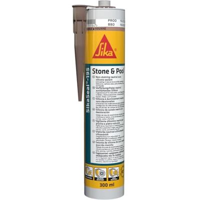 SIKA Naturstein & Pool Dichtstoff Seal-195 Anthrazit 300ml SIKA Naturstein & Pool Dichtstoff Seal-195 Anthrazit 300ml