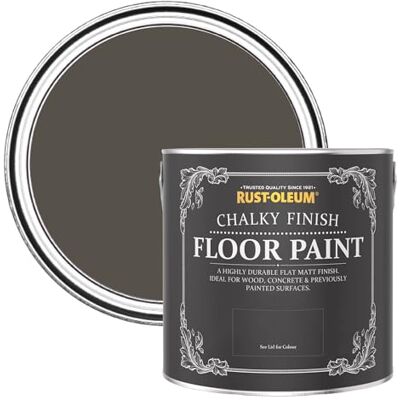 Rust-Oleum braun strapazierfähige, kratzfeste Bodenfarbe für Holz und Beton Erdbraun 2,5 Litres Rust-Oleum braun strapazierfähige, kratzfeste Bodenfarbe für Holz und Beton Erdbraun 2,5 Litres
