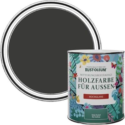 Rust-Oleum Holzfarbe Für Aussen, Wetterschutz, hochglanz, 750 ml, Zauberabend Rust-Oleum Holzfarbe Für Aussen, Wetterschutz, hochglanz, 750 ml, Zauberabend