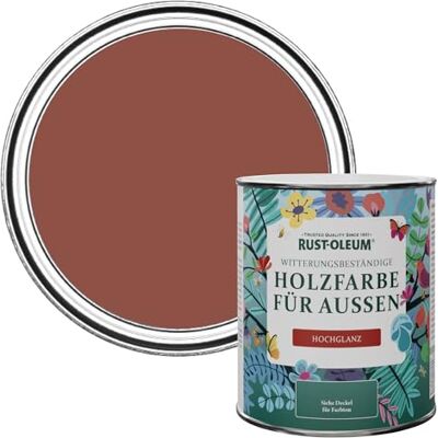 Rust-Oleum - Rote schimmelresistente Gartfarbe - Fire Brick - Paint Rust-Oleum - Rote schimmelresistente Gartfarbe - Fire Brick - Paint