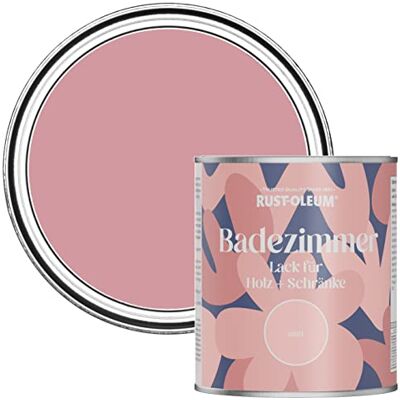 Rust-Oleum feuchtigkeitsresistente rosa Badezimmerholz- und Schrankfarbe in Matt Finish Altrosa 750ML Rust-Oleum feuchtigkeitsresistente rosa Badezimmerholz- und Schrankfarbe in Matt Finish Altrosa 750ML