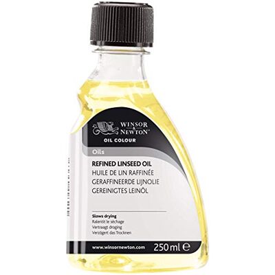 Winsor & Newton Ölzusatz für Leinsamenöl, raffiniert, 250 ml Winsor & Newton Ölzusatz für Leinsamenöl, raffiniert, 250 ml