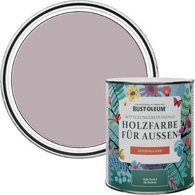 Rust-Oleum Holzfarbe Für Aussen, Wetterschutz, Seidenglanz, 750 ml, Flieder Wein Rust-Oleum Holzfarbe Für Aussen, Wetterschutz, Seidenglanz, 750 ml, Flieder Wein