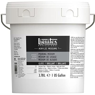 Liquitex 8870514 Gieß- und Pouringmedium, wasserfest, nicht-vergilbend, flexibel, erhöht den Farbfluss Gießmedium für Acrylfarben 3,78 Liter Eimer Liquitex 8870514 Gieß- und Pouringmedium, wasserfest, nicht-vergilbend, flexibel, erhöht den Farbfluss Gießmedium für Acrylfarben 3,78 Liter Eimer