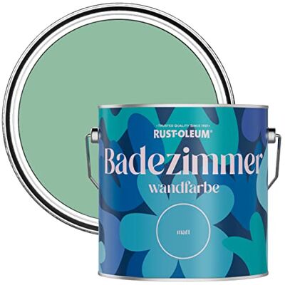 Rust-Oleum grün feuchtigkeitsresistente Badezimmerwandfarbe Matt Finish Wanderlust 2,5 litres Rust-Oleum grün feuchtigkeitsresistente Badezimmerwandfarbe Matt Finish Wanderlust 2,5 litres