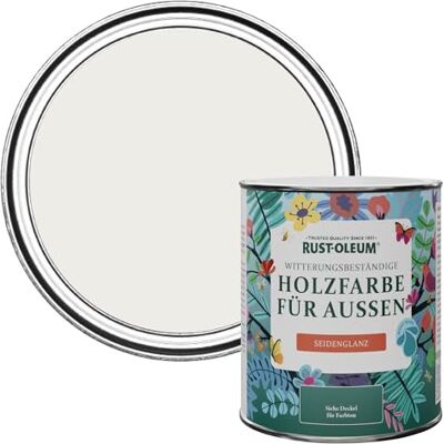 Rust-Oleum Holzfarbe Für Aussen, Wetterschutz, Seidenglanz, 750 ml, Fleur Rust-Oleum Holzfarbe Für Aussen, Wetterschutz, Seidenglanz, 750 ml, Fleur